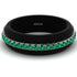 Men's Emerald Black Ring - Aiden No. 15